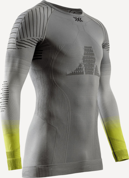 Т/Б Верх X-Bionic INVENT Graphics Shirt LS Man (; L; G816 Rhino_Grey/Light_Grey/Canary)